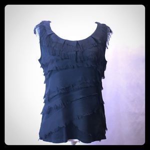 New York & Company Fringed Top